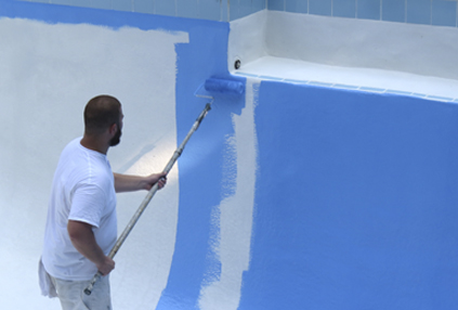 how to paint a swimming pool